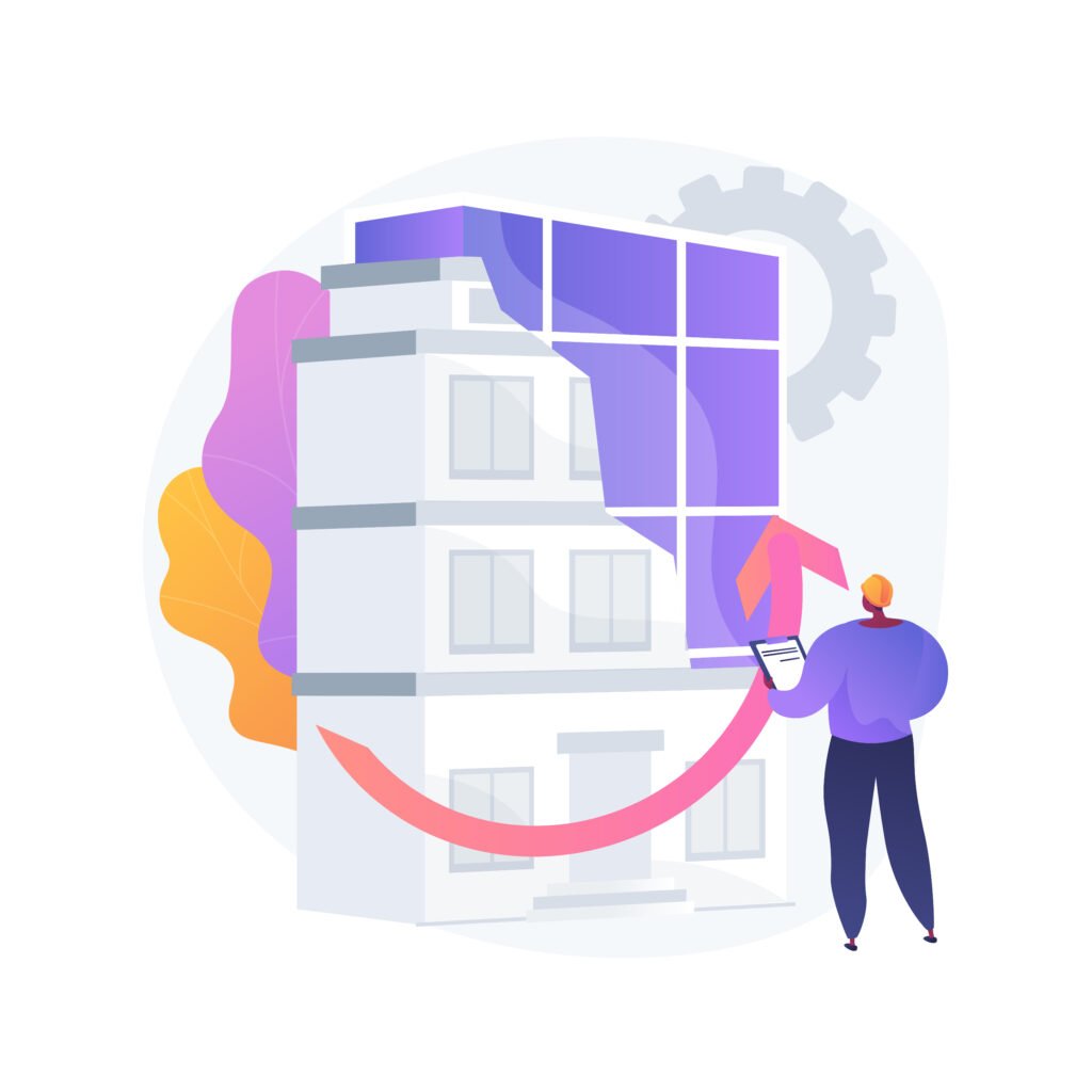 illustrazione di un edificio commerciale