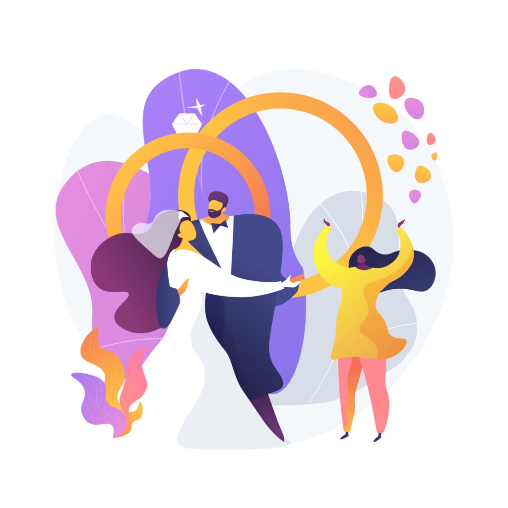 illustrazione di matrimonio